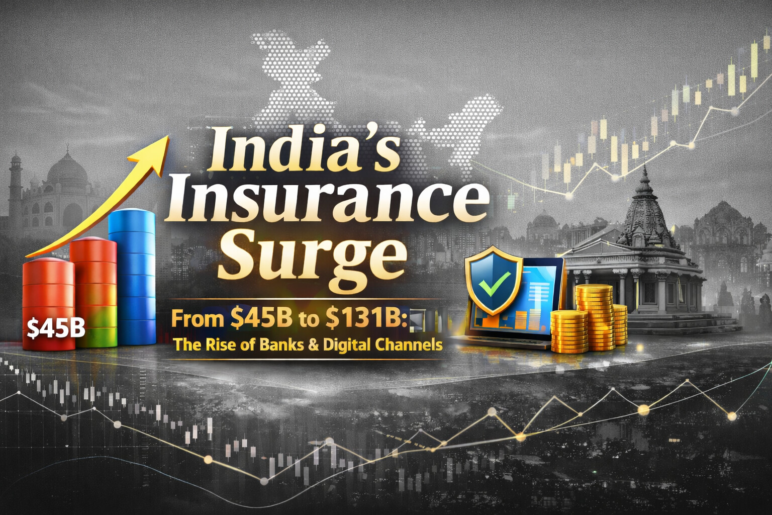 India Insurance Hits $131B: Agents Lose Dominance to Digital & Banks