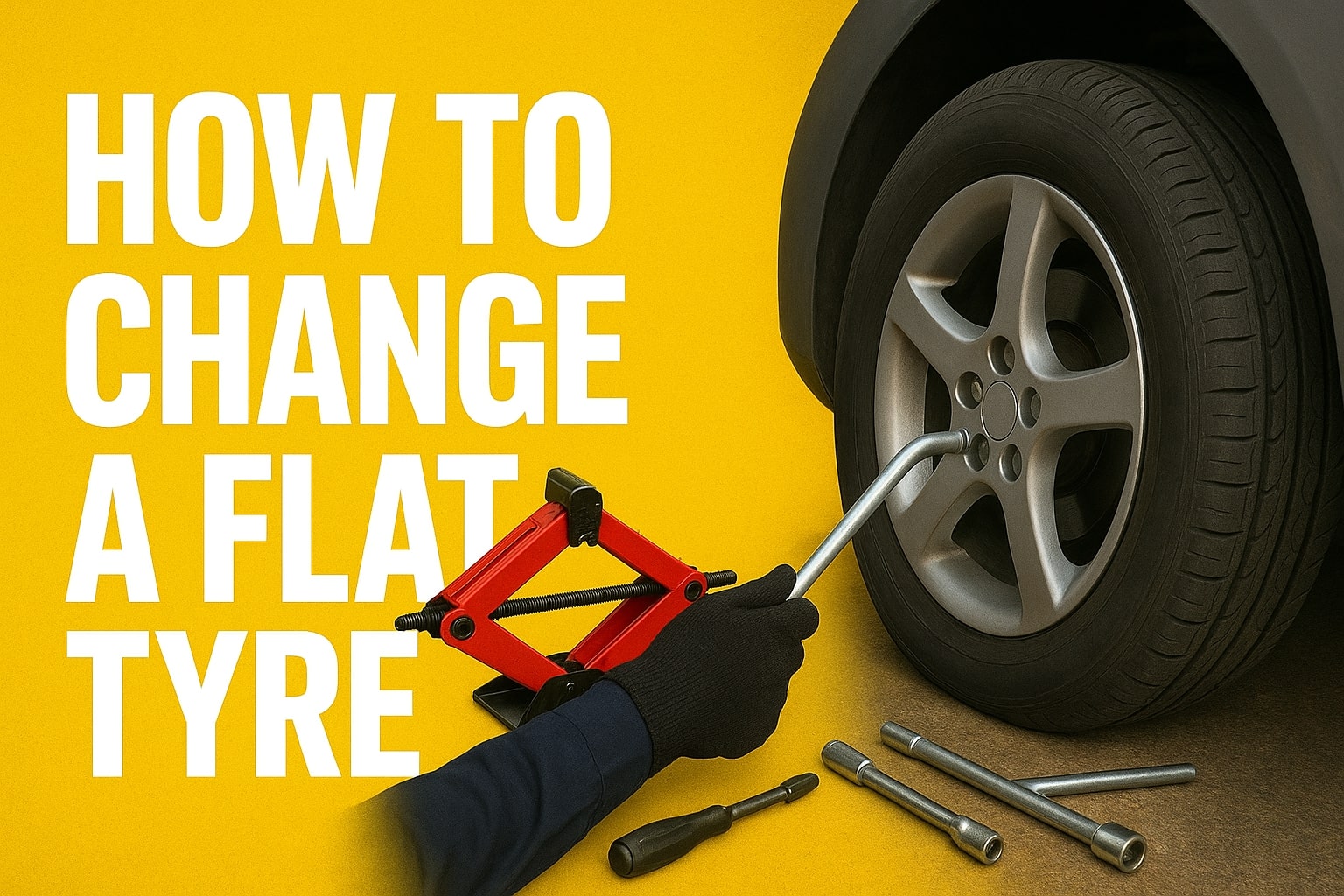 How to Change a Flat Tyre: A Simple Step-by-Step Guide for Beginners