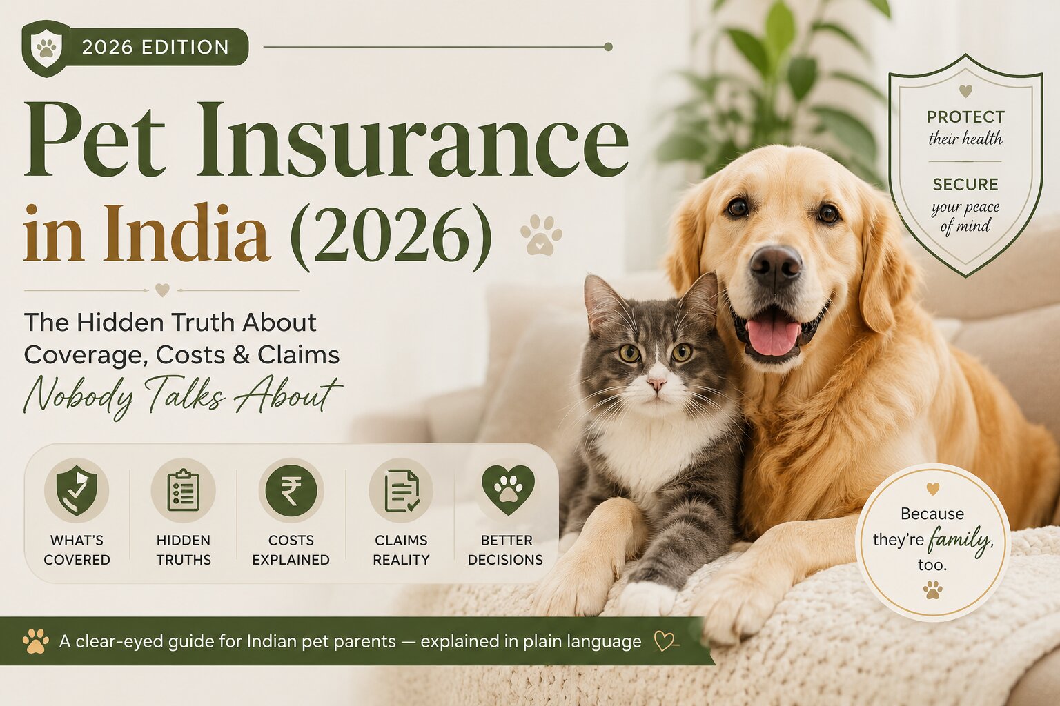 Pet Insurance in India 2026: The Hidden Truth About Coverage, Costs & Claims Nobody Talks About